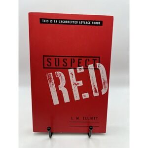Suspect Red L.M. Elliott Uncorrected Advance Proof Cold War Novel